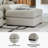 Laurelgrove Oversized Accent Ottoman