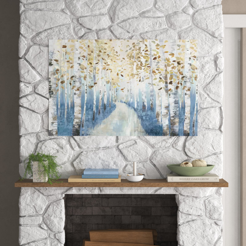 New Path I by Allison Pearce - Print on Canvas, 101.6 cm H x 66.04 cm W x 3.175 cm D, No Frame