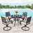 Salem 4 - Person Patio Dining Set with Round Table , Cushions Included