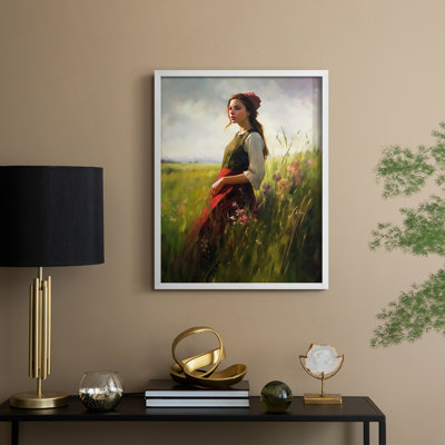 WOMEN Series CCCCX III - reproduction encadrée de qualité supérieure - prête à être accrochée - aucun clou requis