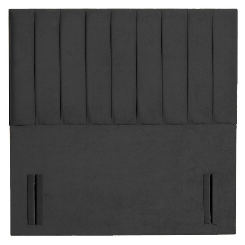 Upholstered Headboard, Small Double (4'), Black