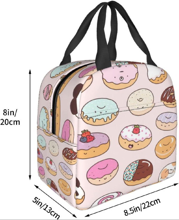 Bless international Insulated Lunch Bag Women Cute Lunch Box