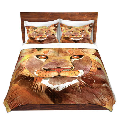 Ensemble de housse de couette lion
