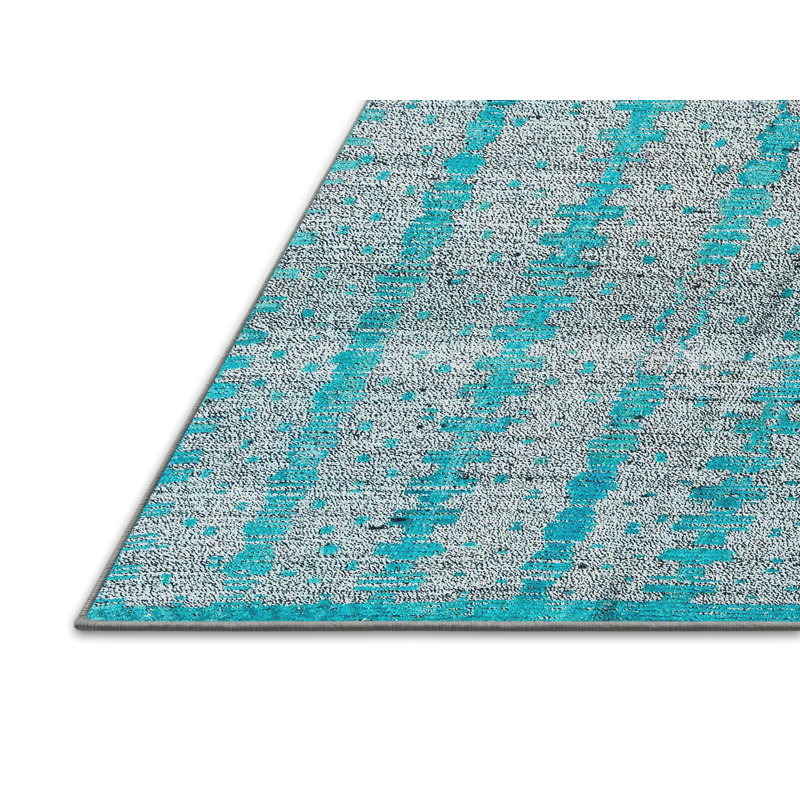 Tapis abstrait moderne 4360, Rectangle 7 pi x 10 pi