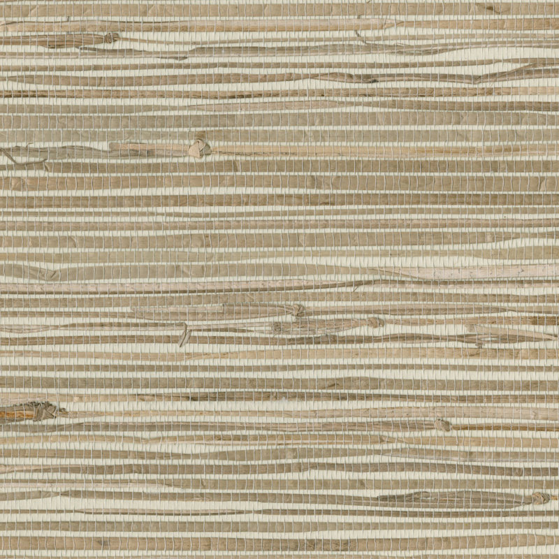 Grasscloth III 4.5' L x 36" W Wallpaper Panel, Beige/Ivory