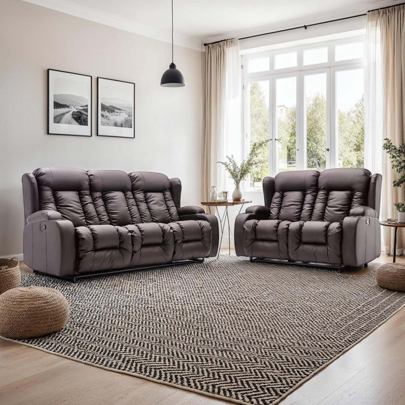 Reclining Living Room Sets, Brown