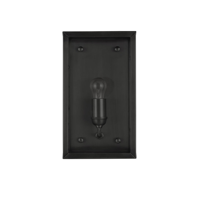 Royster 1 - Light Outdoor Wall Sconce, Matte Black
