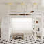 Lit mezzanine avec rangement pour lumières DEL-1538856552