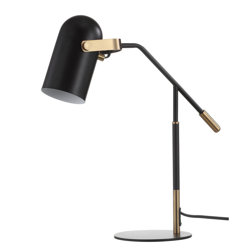 Lampe de bureau noire 19,25 po Bullington