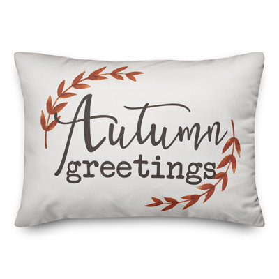 Coussin lombaire de voeux d’automne viens