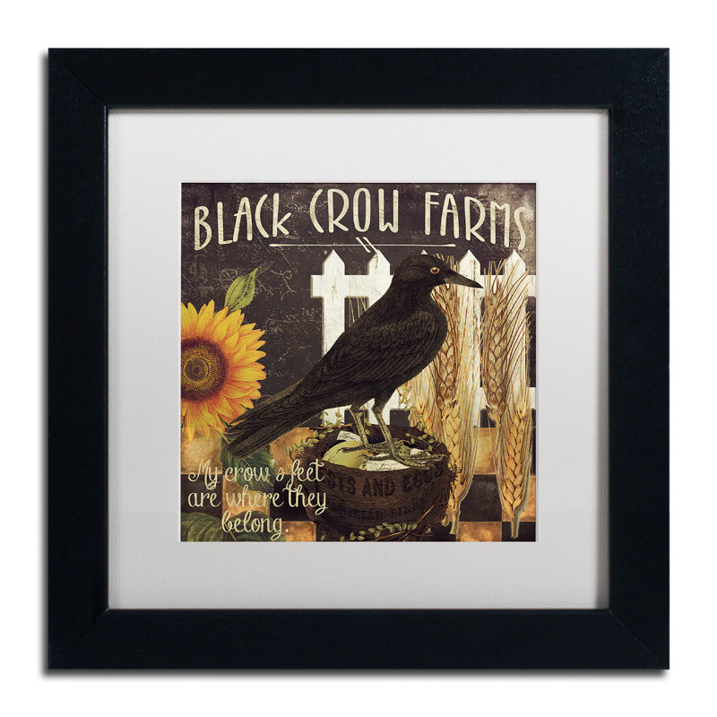 Jadaya «Vermont Farms X», affiche vintage encadrée, H 11 po x l 14 po x P 0,5 po, Blanc