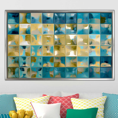 «Tile Art # 5, 2015», reproduction d'impression sur toile tendue