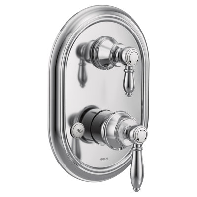 Garniture de douche à 2 poignées Weymouth M-CORE 3-Series avec valve de transfert intégrée, valve requise