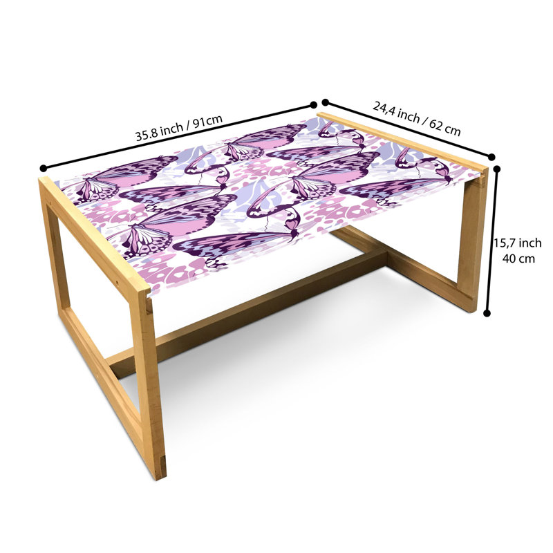Jalila Sled Coffee Table, 90cm H x 62cm W x 40cm D