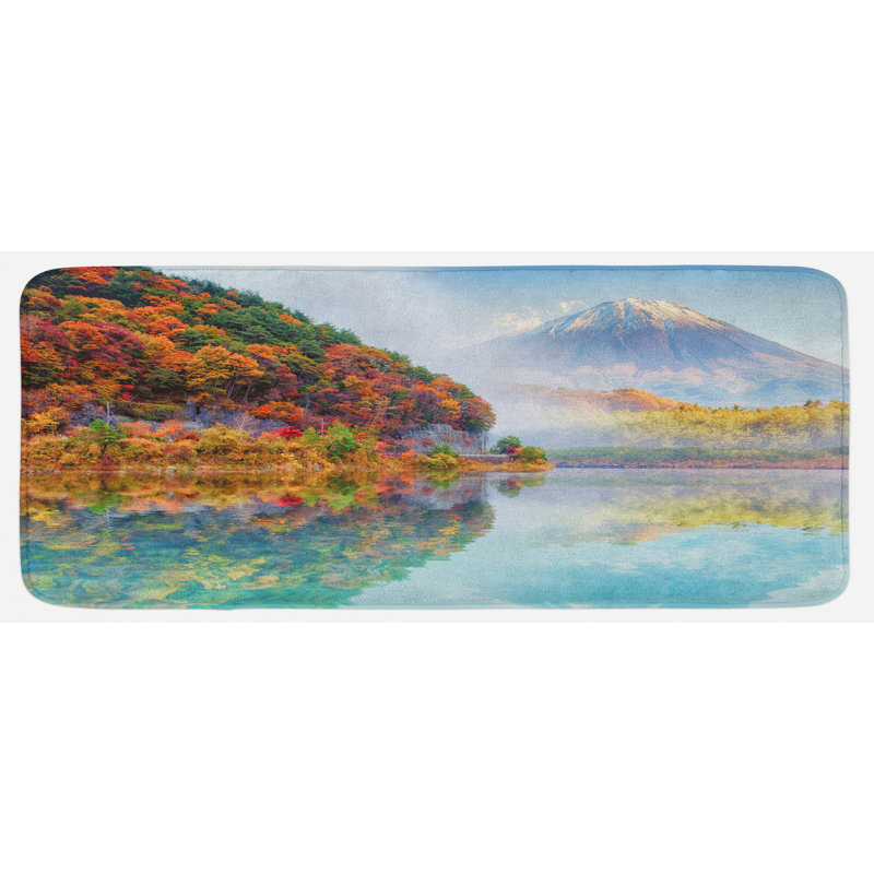 Rustic Polyester Kitchen Mat