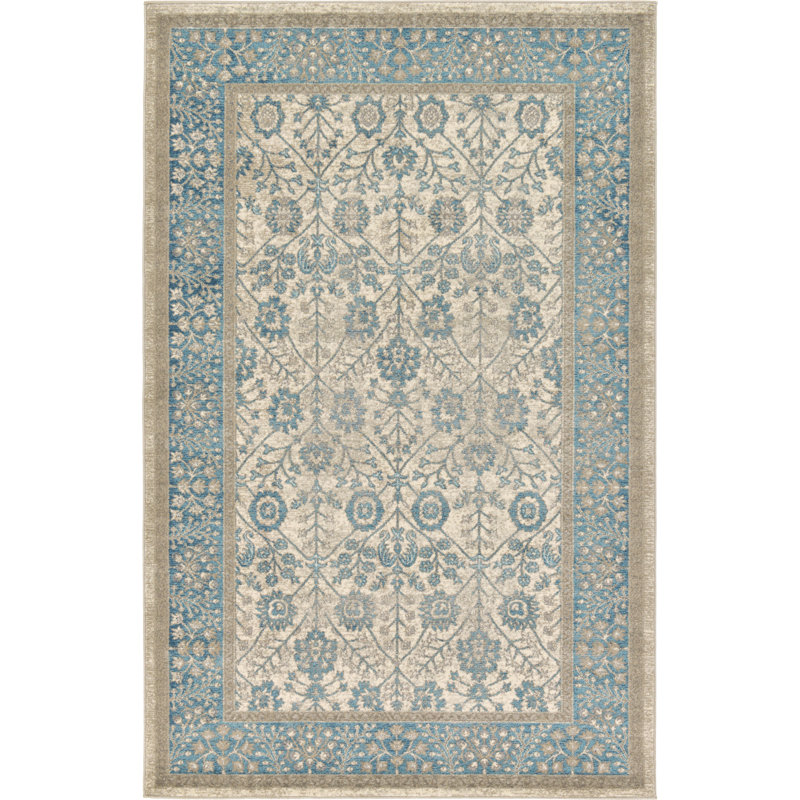 Patchen Floral Indoor Rug, Rectangle 3'3" x 5'3"
