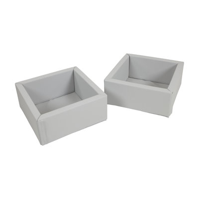 ECR4Kids SoftZone Play Patch Toy Bins, Beginner Playset, 2-Pack