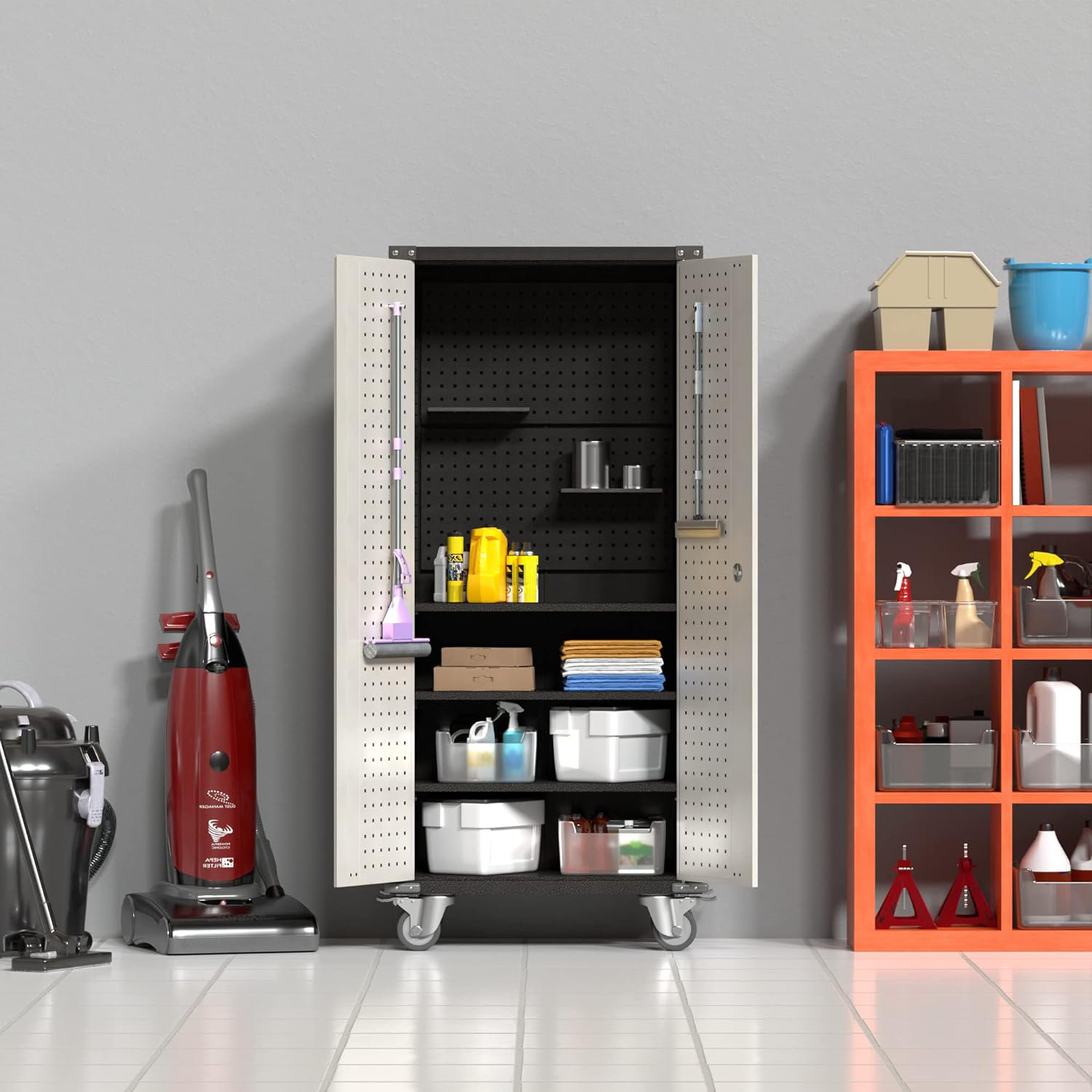 https://assets.wfcdn.com/im/49207602/compr-r85/2599/259957454/metal-garage-cabinet-with-pegboard-and-wheelsmultifunctional-lockable-storage-cabinet-with-shelves.jpg