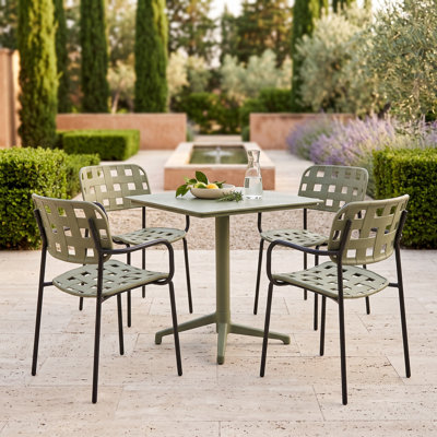 Plastic Patio Dining Set Table,
