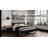 Metal  Bed Frame with LED Headboard and Footboard, Rustic Industrial Heavy Duty Wooden Platform Bed Frame with Under Bed Storage, Noise Free, No Box Spring Needed-488578640-488578655