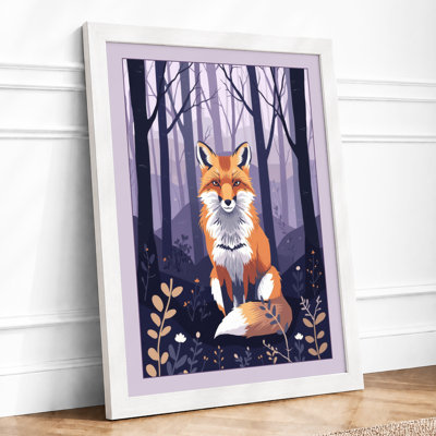Forest Fox Boho - Framed Print
