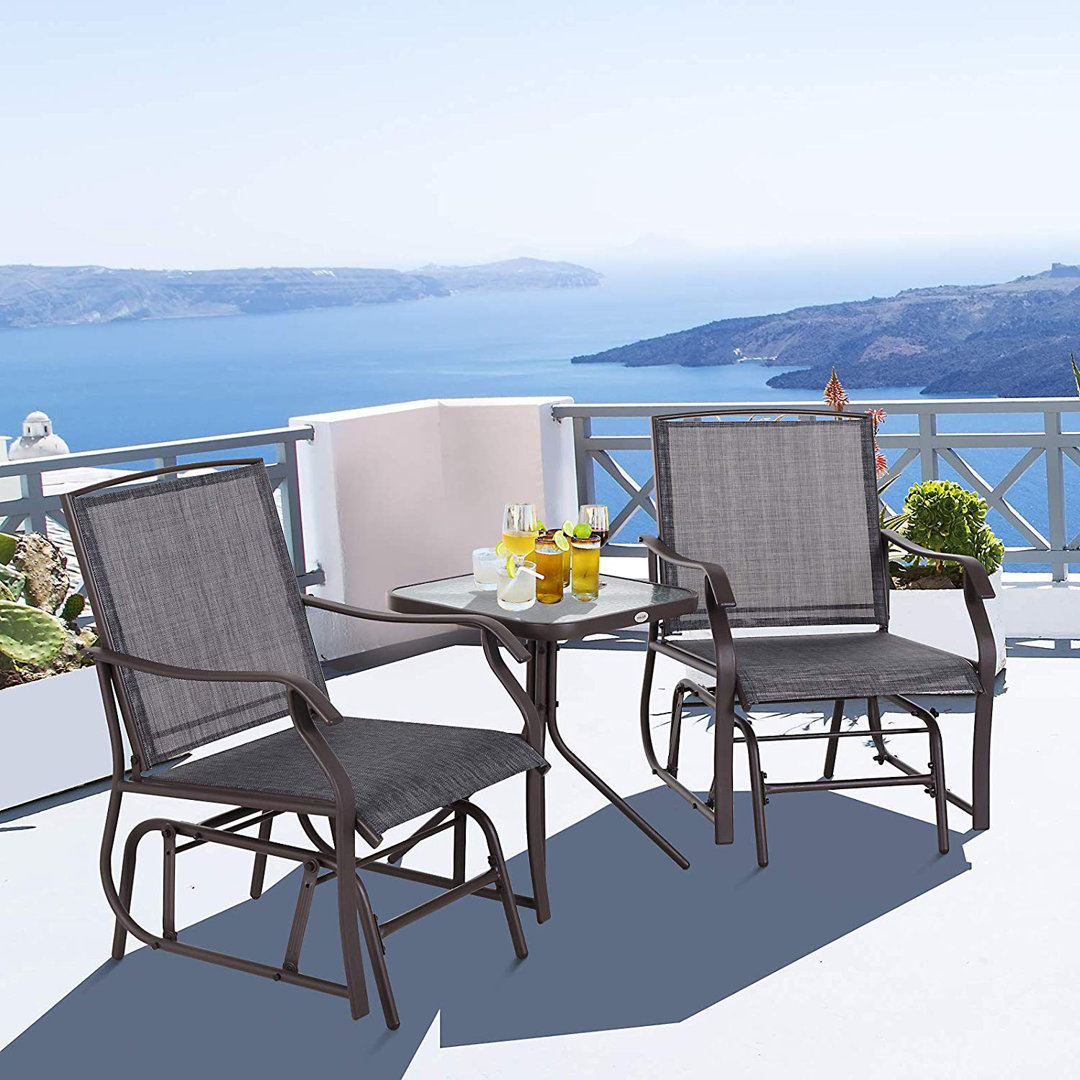 2 - Person Patio Dining Set with Square Table