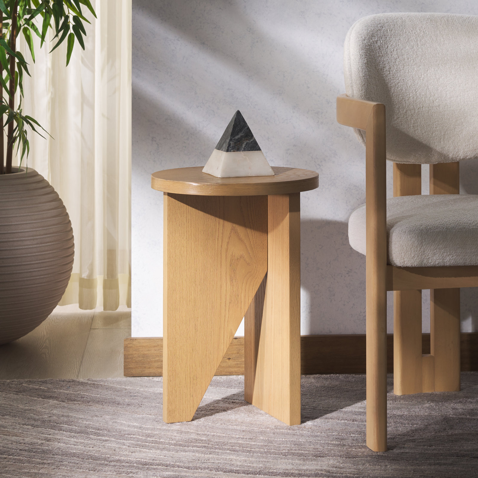 Lille 14" End Table, Natural