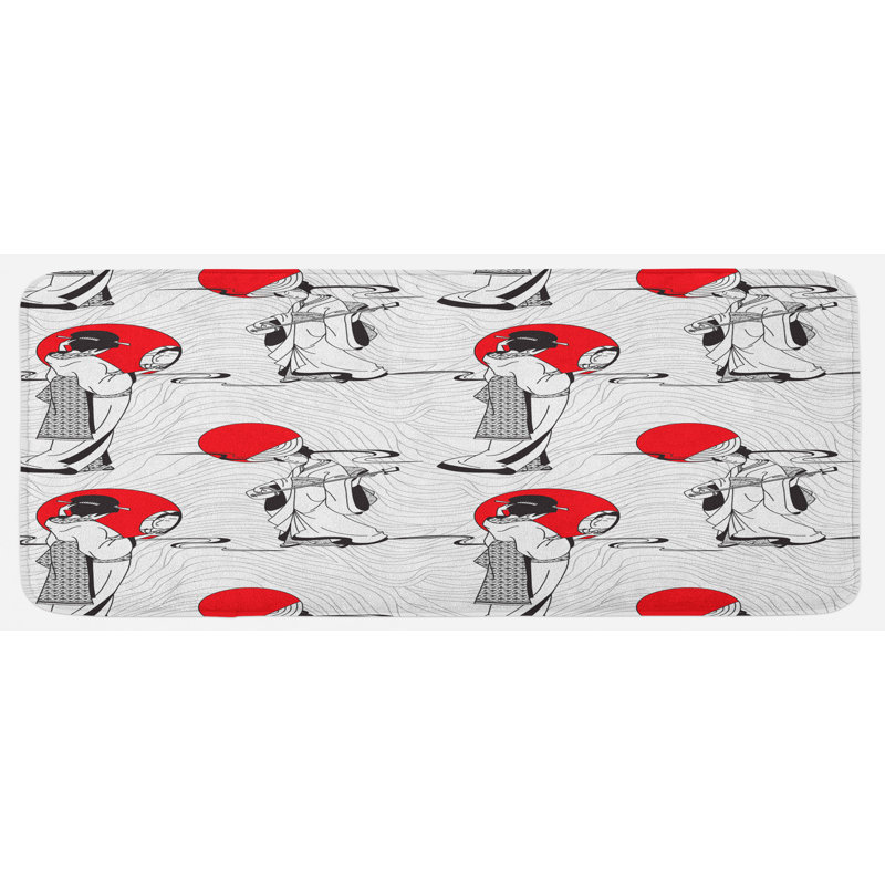Eclectic Polyester Kitchen Mat