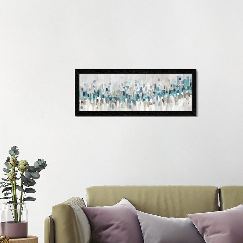 Staccato by Katrina Craven - Panoramic Print on Canvas, 121.92 cm H x 40.64 cm W, Black Framed