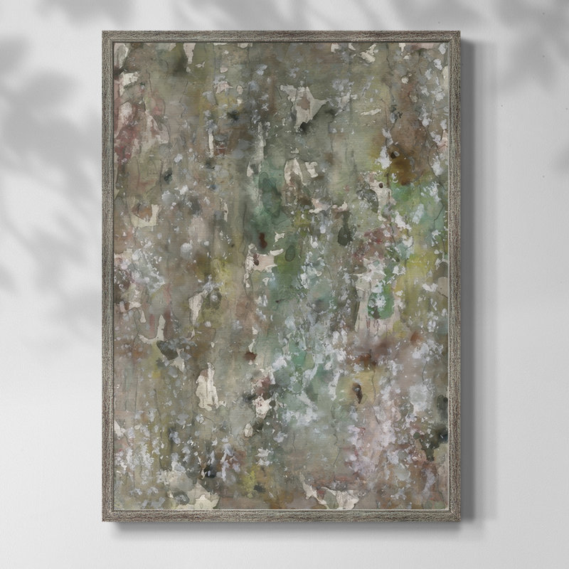 Abstract Bark I Framed Print - Solid Wood, 30" H x 24" W