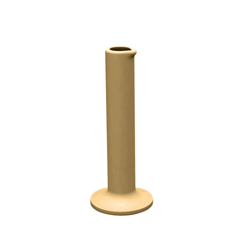 Vase de plancher en résine Chemistubes, H 39,25 po x l 15,75 po x P 15,75 po, Écru