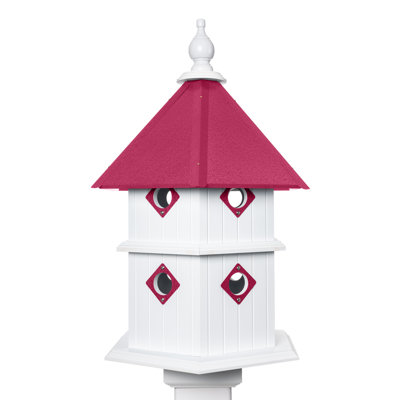 De Soto 27.375'' H x 16.75'' W x 16.75'' D Post Birdhouse