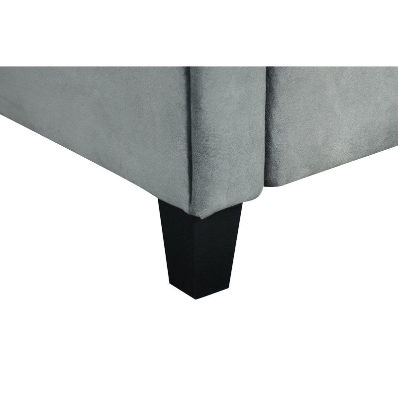 Canapé modulaire relaxant à 2 places avec revêtement en velours, éponge et conception détachable pour les petits espaces domestiques