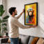 Chimpanzee Splash Modern - Print-136686017-136686013
