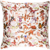 Naida Floral Silk Throw Pillow