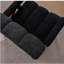 Ensemble de 2 chaises d'appoint de style Mid-Century, fauteuil en forme de nuage avec structure en bois massif, fauteuil en chenille pour salon, chambre à coucher, balcon, noir-1634206727-1634206724