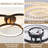 Modern 3-ring Led Flush Mount Ceiling Light With Adjustable Color Temperature For Bedroom Living Room
