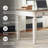 Heraldas L-Shaped Computer Desk with Built-In Electrical Outlet