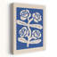 «Cobalt Blue Rose», art au trait, rose minimaliste contemporain, art mural-98668099