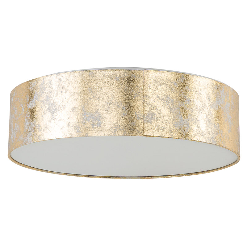 Coaling Fabric Flush Mount, Gold