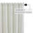 Nessrine Cotton Blend Striped Shower Curtain