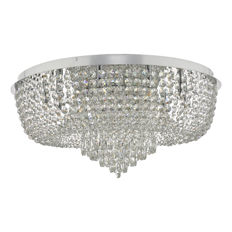 Dowd Crystal Flush Mount