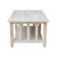 Table basse avec rangement en bois massif Manatuto