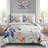 7-Piece Comforter with Sheet Set Soft Seersucker Microfiber All Season Bedding Set-122486478-122486485