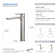 Tender Vessel Sink Faucet Single-handle Bathroom Faucet with Drain Assembly