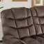 Canapé inclinable manuel en microfibre de 88,19 po de largeur-118698550