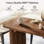 Table de salle à manger rectangulaire avec plateau en bois d'ingénierie L 62,99 po x l 31,5 po Johen-1573215965