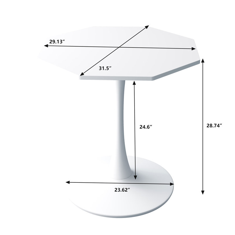 Versatile Octagonal Coffee Table With Durable Materials For Various Rooms