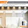 5.5 in. Square Color Selectable Integrated LED Flush Mount Downlight