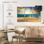 Coucher de soleil sur l'océan - impression sur toile tendue 3 pièces-402304417